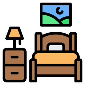 Tidy bedroom