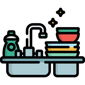 Take dishes to sink