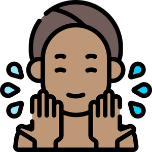 Wash face