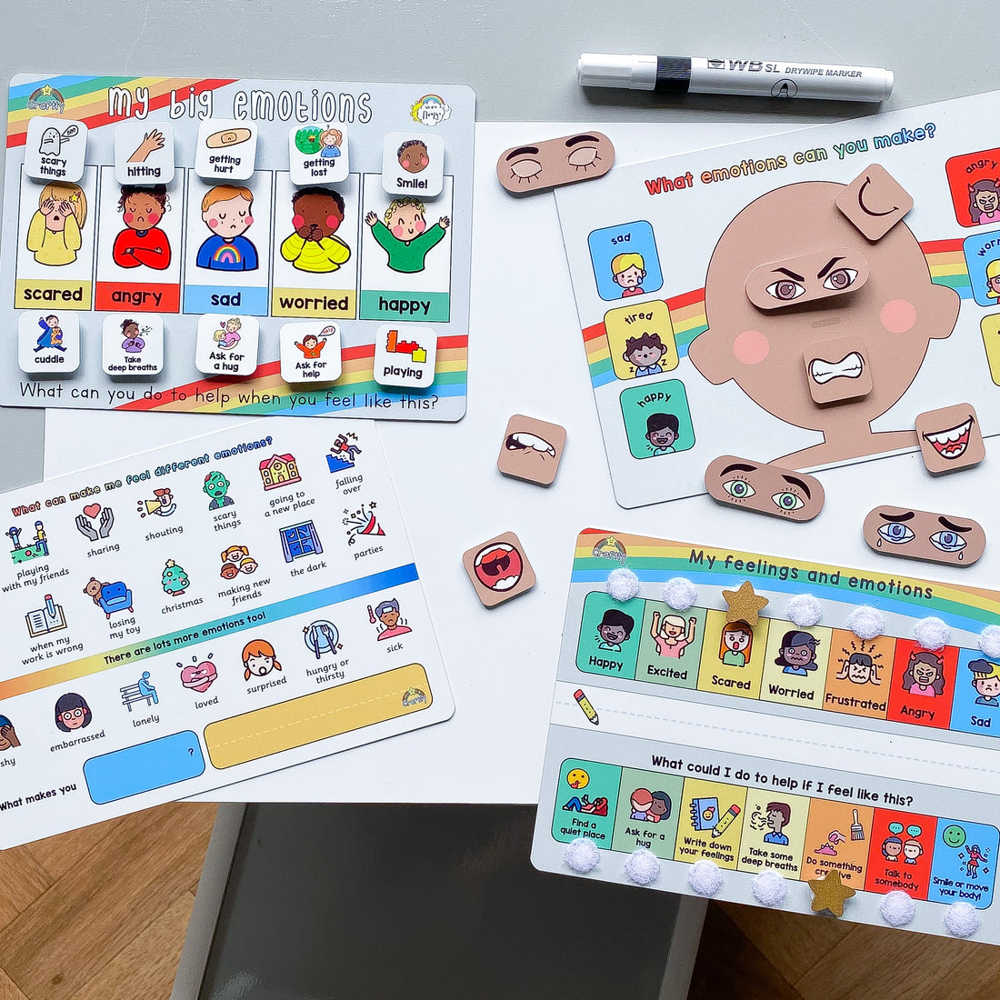 Children's Emotions and Feelings 😫🙂😛 - Craftly July Subscription