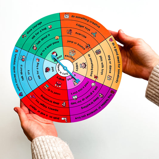 Emotions and Coping Wheel For Children Age 3+