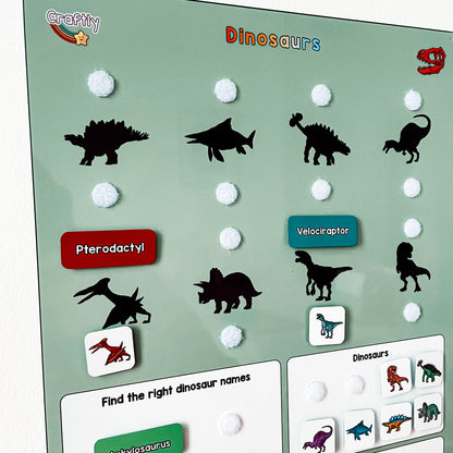 Dinosaurs Matching Display Board