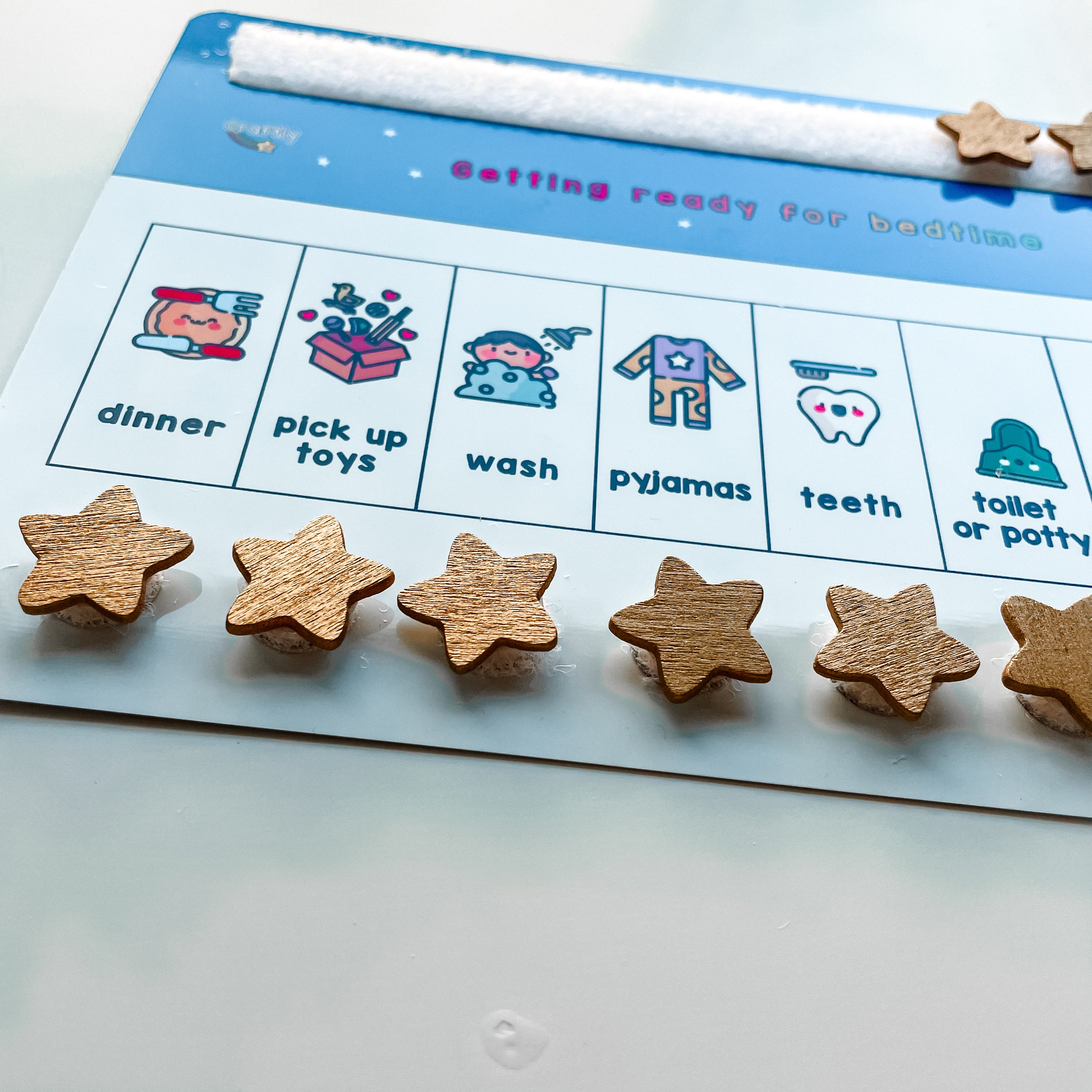 Mini Bedtime Routine Star Chart β Craftly Ltd