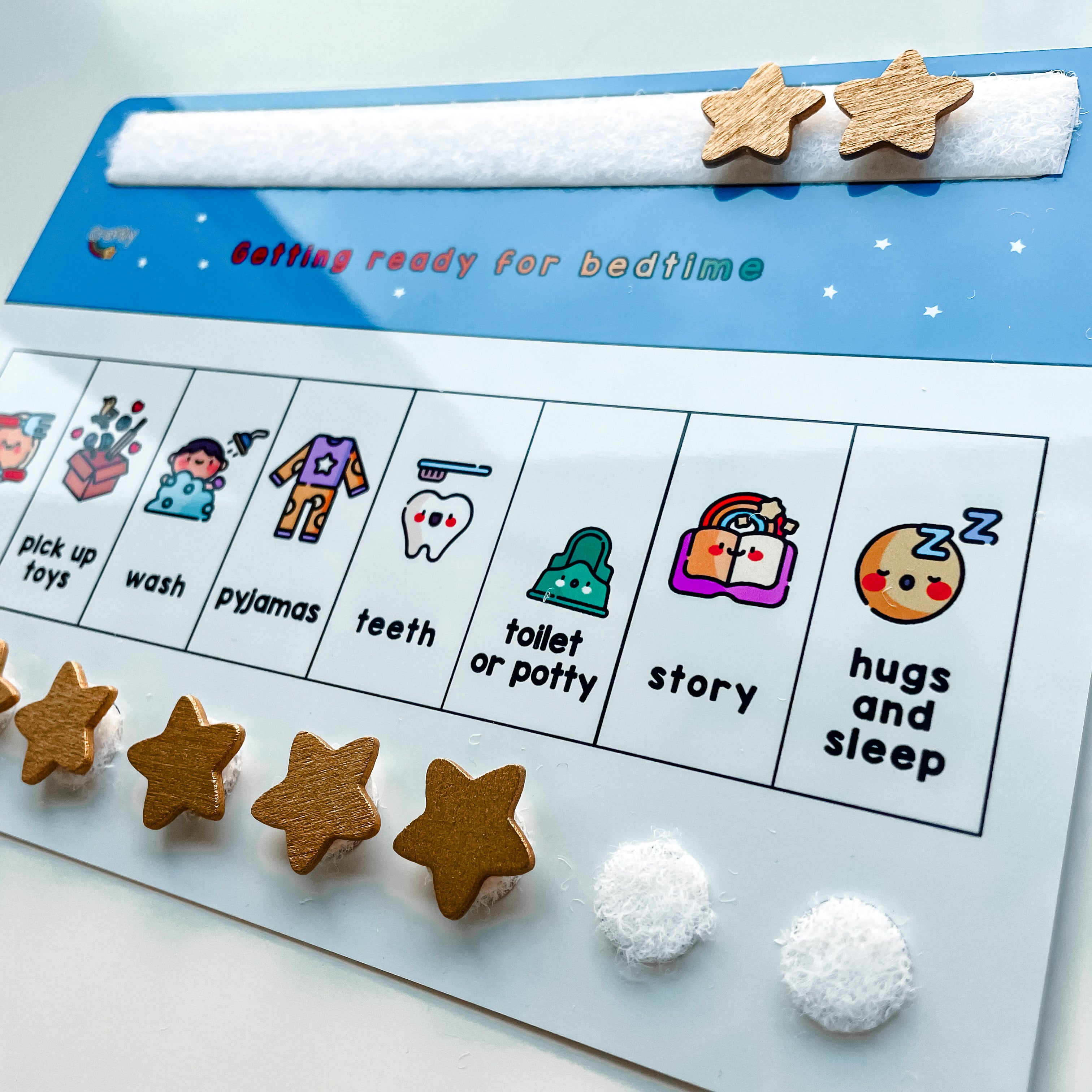 Mini Bedtime Routine Star Chart β Craftly Ltd