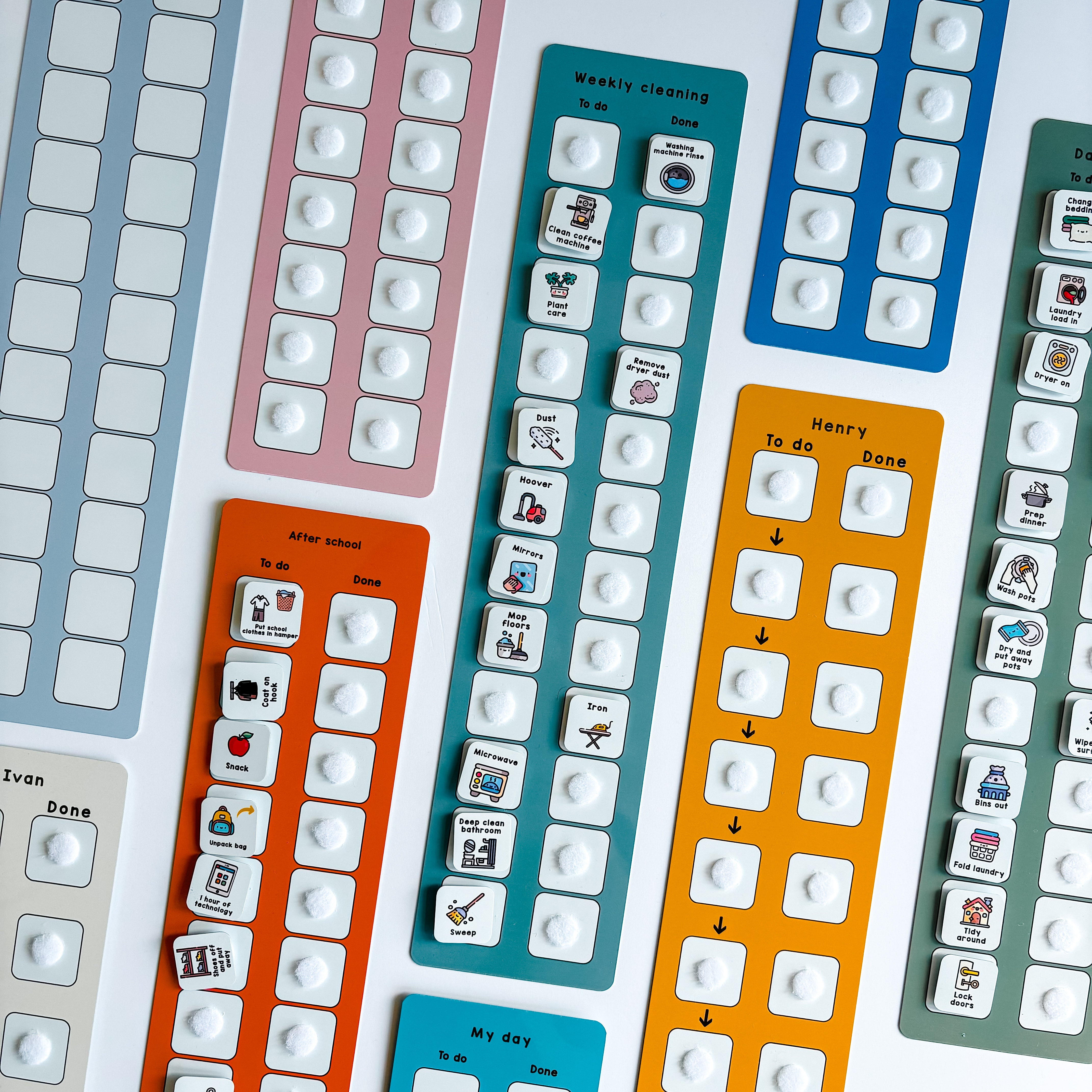 Downloadable Visual Timetable EDITABLE Visual Timetable Printable – Craftly Ltd