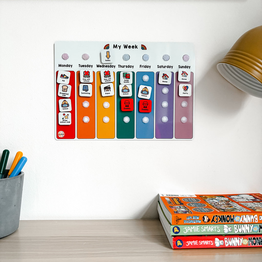 Visual Weekly Planner for Kids and Adults – Craftly Ltd