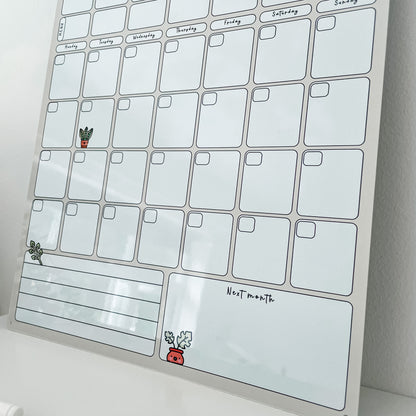 Plants Family Monthly Planner