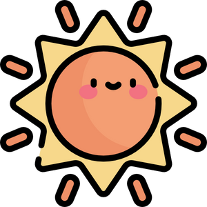 glowing / warm