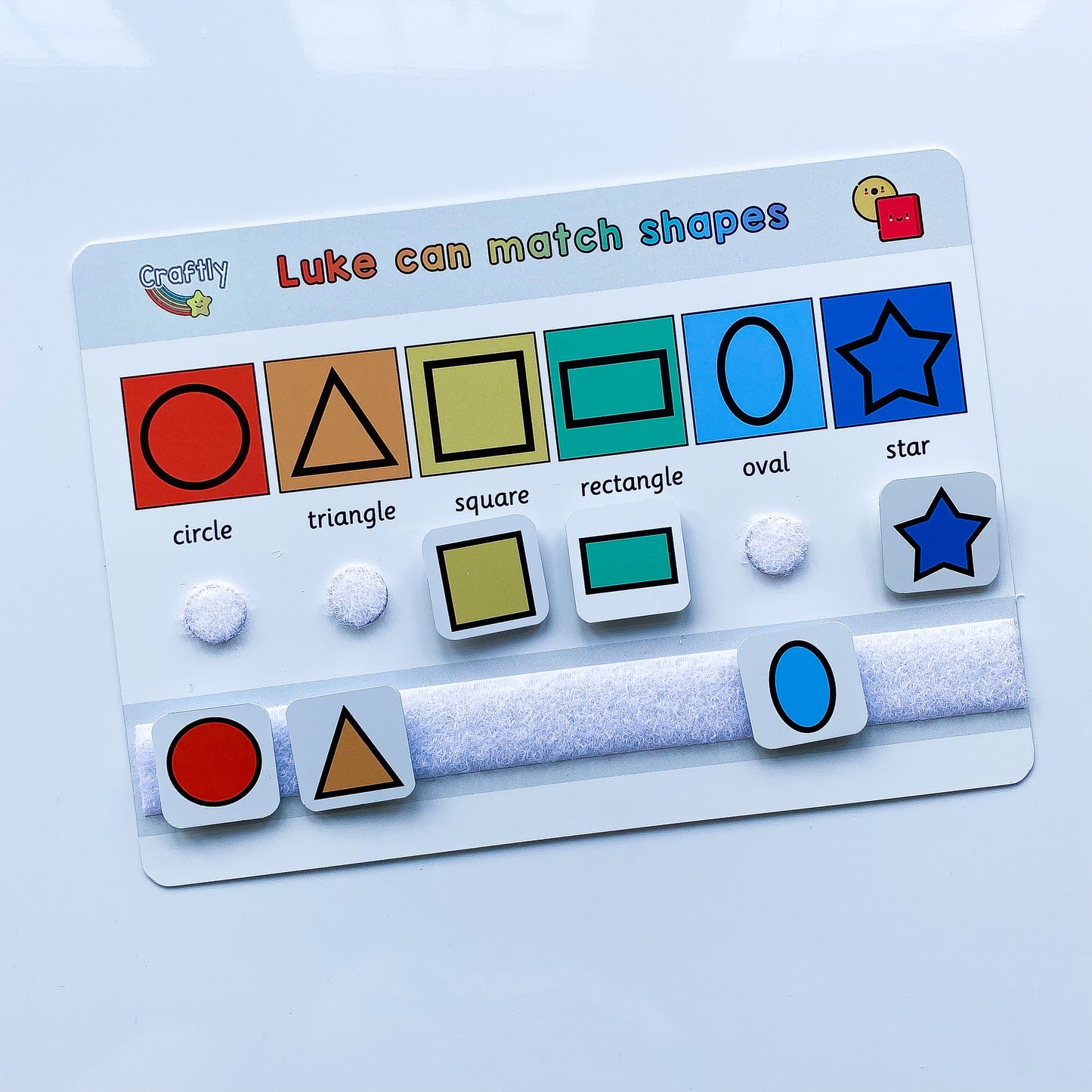 Simple Shapes Matching Mat