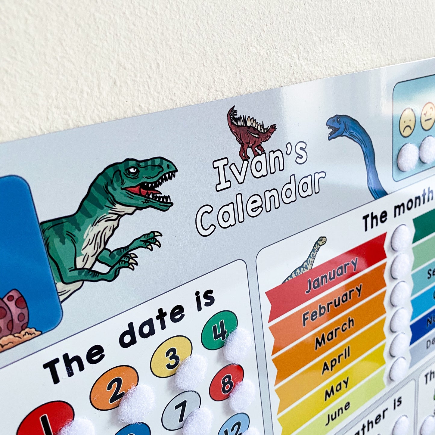 Childrens Dinosaur Calendar
