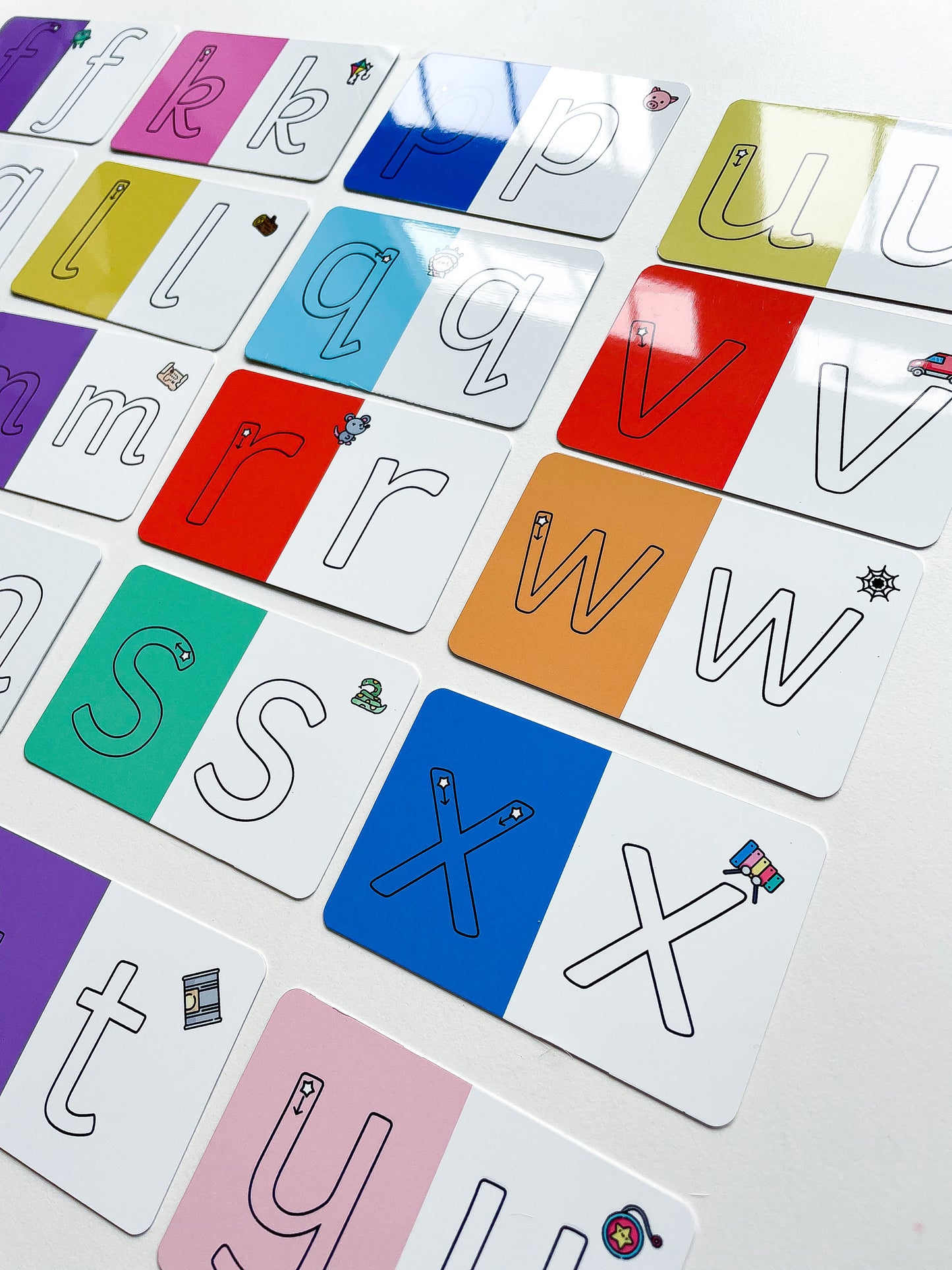 Letter Formation Alphabet Cards - Mark Making for 3+