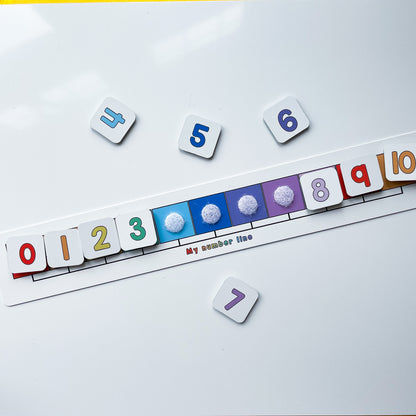 Velcro Number Line - Counting for EYFS