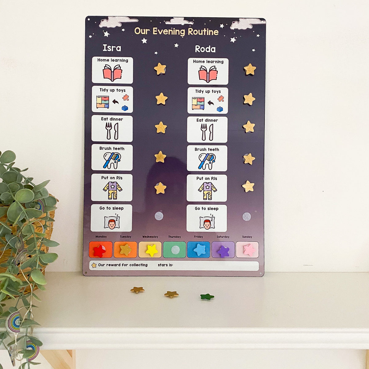 Shared Night Routine Board – Craftly Ltd