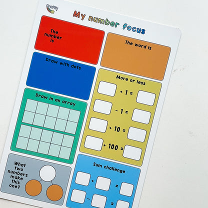 Number Focus Activity (EYFS - Year 1)