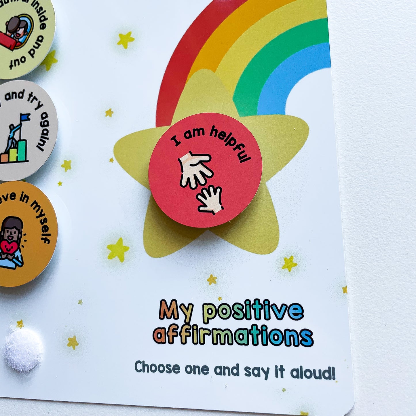 Kids Positive Affirmations Board